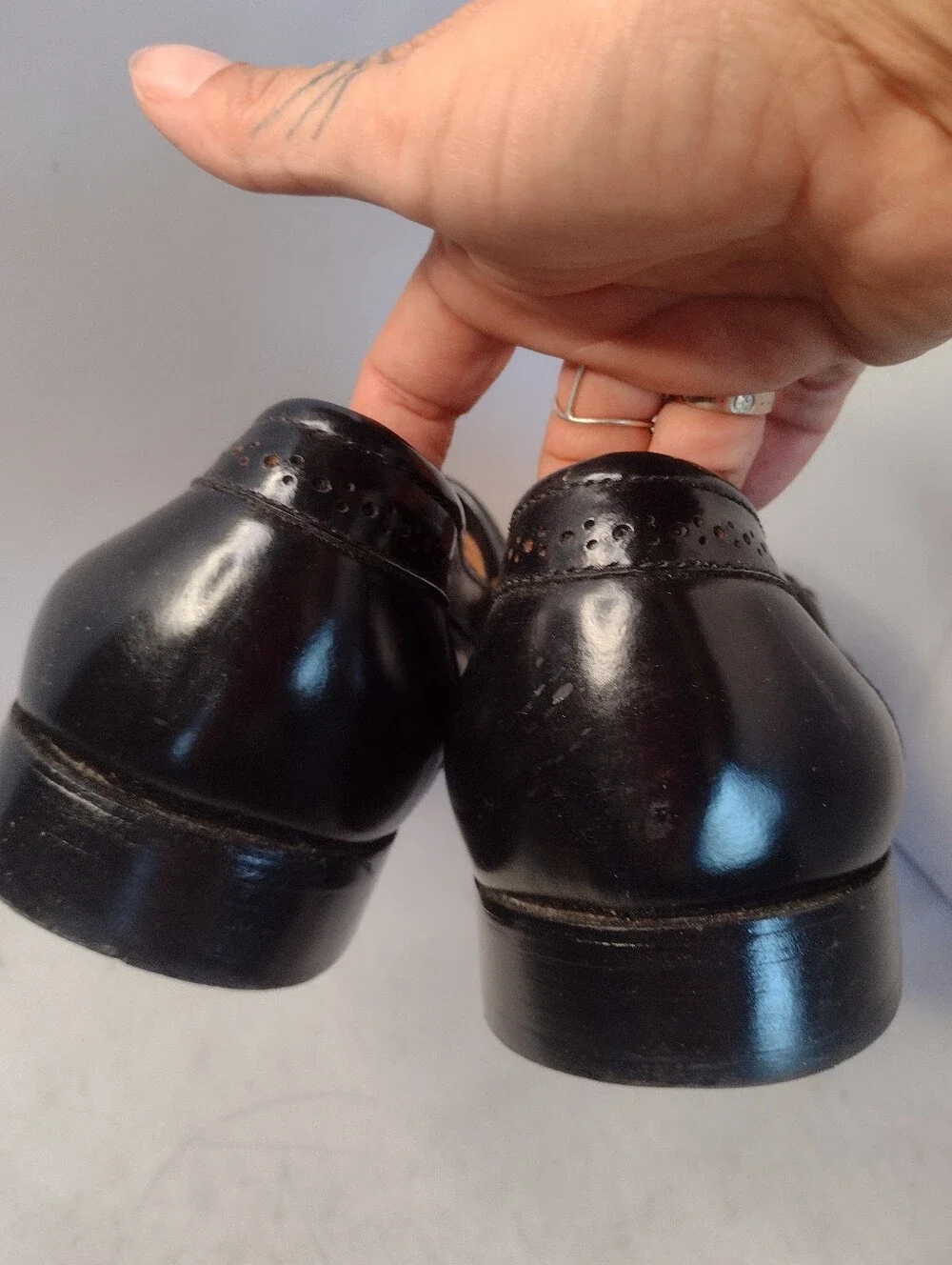GH Bass Weejuns Mens Tassel Loafer Size 12 EE Jeremy Black Leather Dress A32